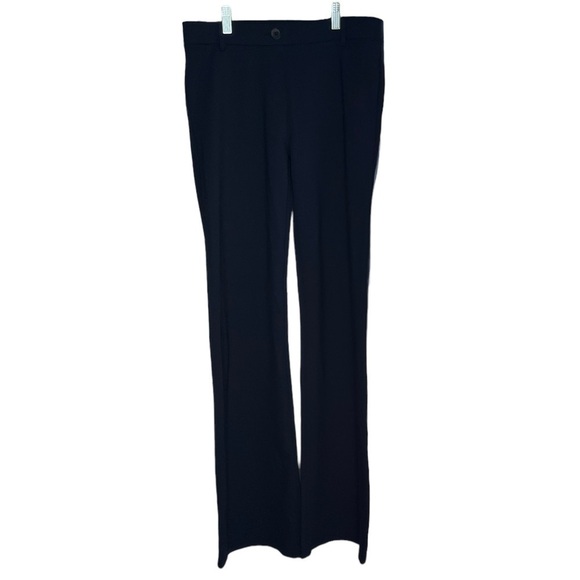 Betabrand Classic Dress Pant Yoga Pant | Straight, medium Long, Navy Blue - Picture 2 of 11